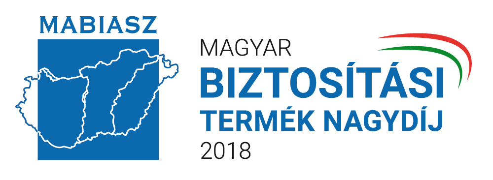 Magyar Biztosítási Terméknagydíj logó – a Mondial Asssistance 2018-ban az előkelő 3. helyet szerezte meg az Utasbiztosítás kategóriában