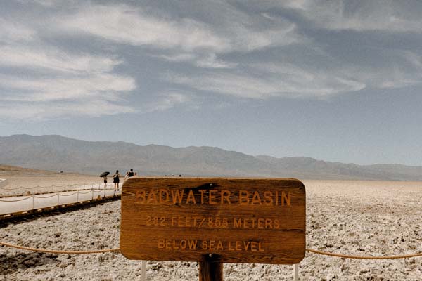 Death Valley, USA - Salzwüste Badwater Basin