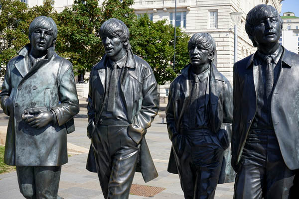 The Beatles Statue - szobor Liverpool-ban